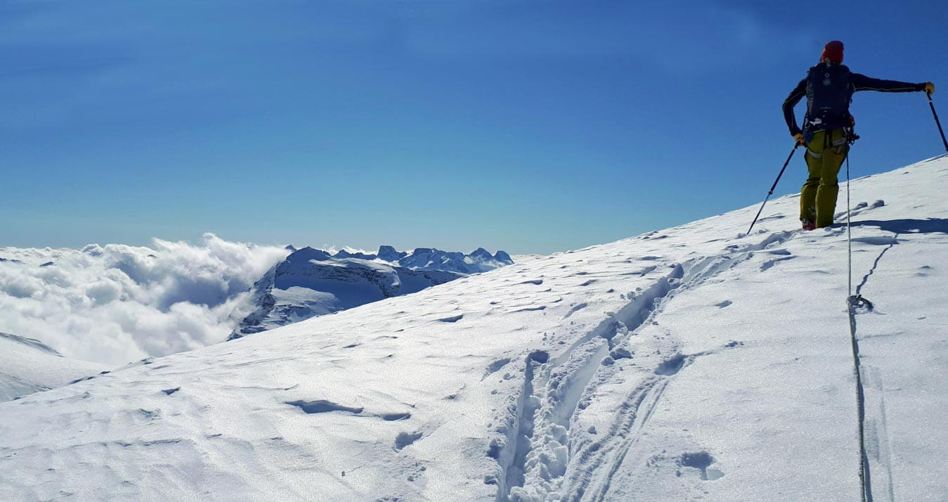 Skitouren Bernina. Foto: Timea Marekova